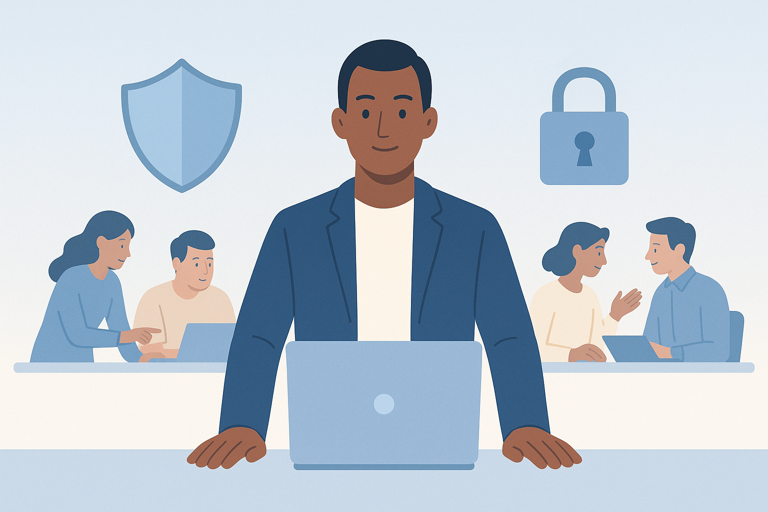 Cybersecurity Basics for Non-Technical Leaders: Protecting Customer Data jvs ethics labs cyber security for leaders header