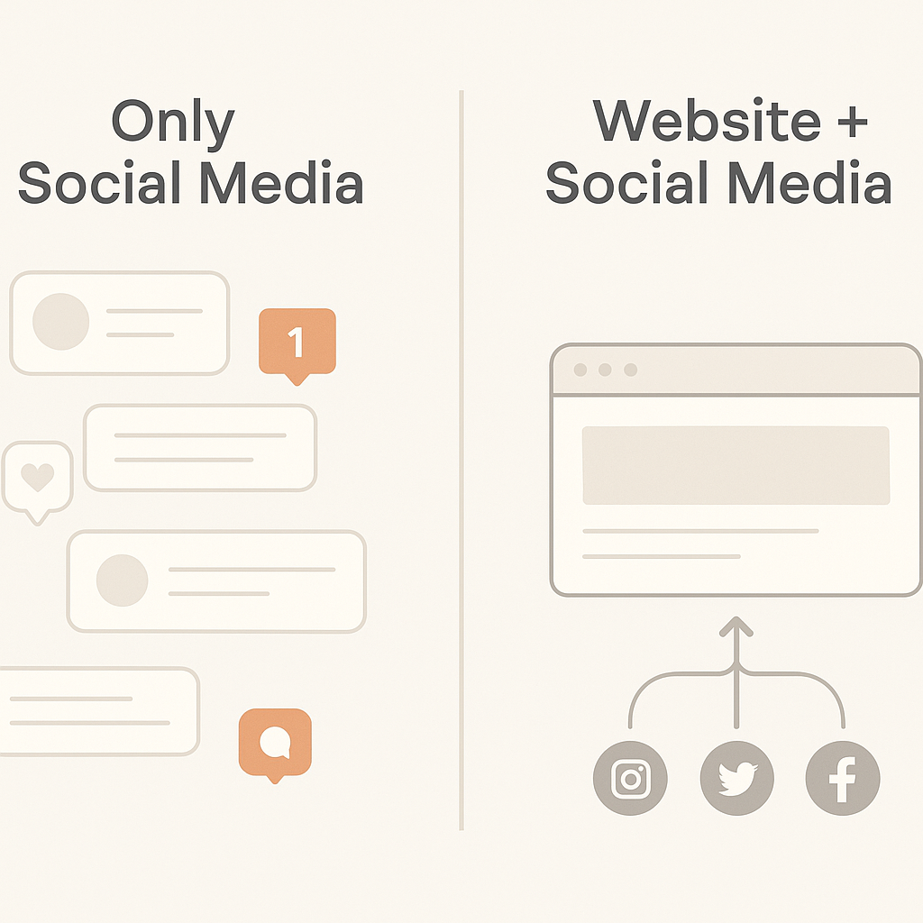 jvs ethics lab social media vs website flow